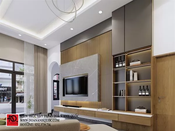 Xây nhà trọn gói Phan Thiết | Công ty Kiến trúc - Xây dựng Đoàn Anh Quốc . Thiết kế nội thất nhà cấp 4 hiện đại đơn giản tại Phan Thiết